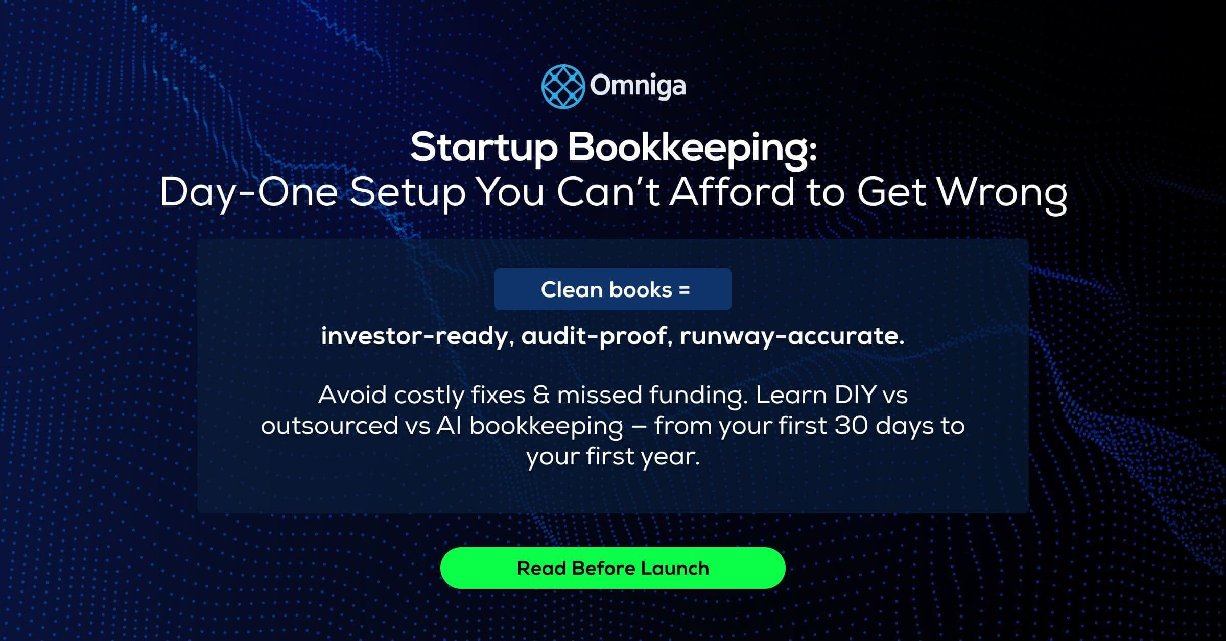 Bookkeeping for Startups: Complete Day One Setup Guide (2025)